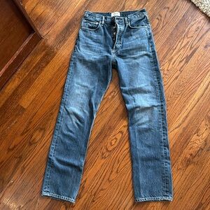 Agolde 90s pinch waist jean in Range